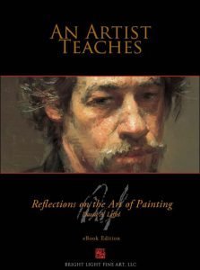 A photo of the book cover for An Artist Teaches by David A. Leffel